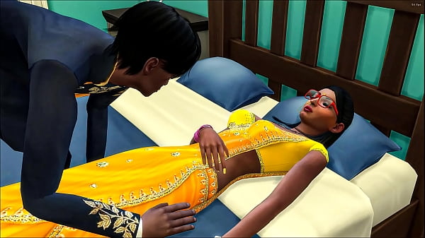 Indian sleepy step brother went to his stepsister'_s room and lay in bed next to her unable to refrain from climbing on her and offering her oral sex - Indian Sex