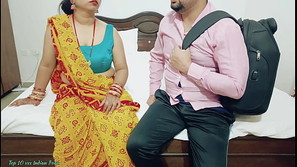 Desi Indian Big Boobs step Mom teaches her StepSon How to fuck when not at home (Hindi Audio)