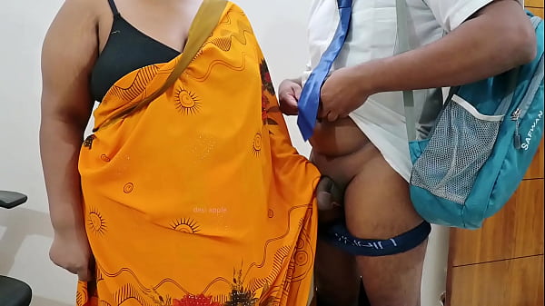 Bhabhi USING student for having fun and satisfying herself